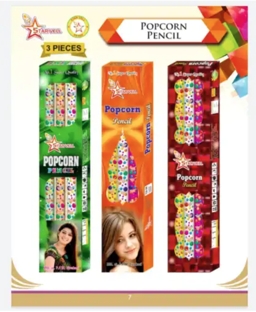 Pop Corn Candles